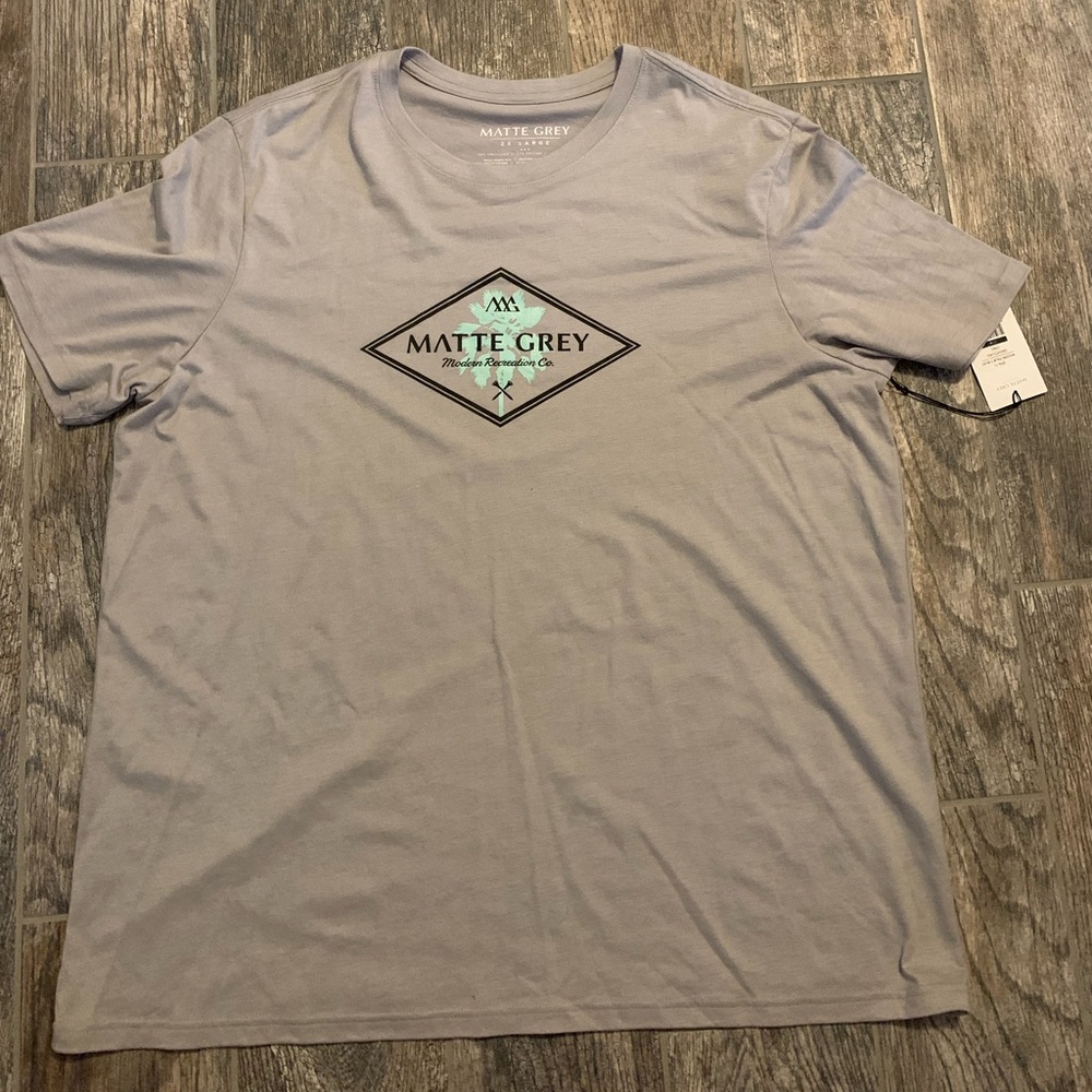 Men’s Matte Grey Tshirt